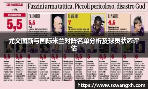尤文图斯与国际米兰对阵名单分析及球员状态评估